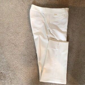 WHITE HOUSE BLACK MARKET “THE SLIM ANKLE” - SIZE 0- WHITE